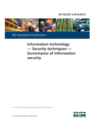 BS ISO/IEC 27014:2013