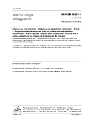 NBN EN 16307-1:2013