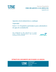 UNE-EN 60335-2-21:2022/A1:2022