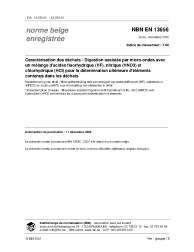 NBN EN 13656:2002