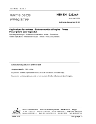 NBN EN 13262+A1:2009