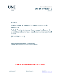 UNE-EN ISO 10534-2:2024