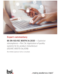 BS EN ISO/IEC 80079-34:2020 ExComm
