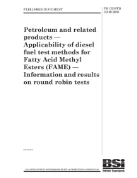 PD CEN/TR 15160:2005