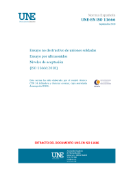 UNE-EN ISO 11666:2018