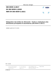NBN EN ISO 8559-2:2021