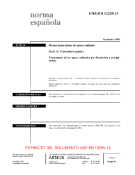 UNE-EN 12255-13:2003 (R2012)