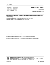 NBN EN ISO 16672:2003