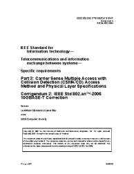 IEEE 802.3-2005/Cor 2:2007