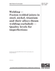 BS EN ISO 5817:2007