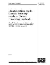 BS ISO/IEC 11694-5:2006