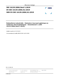 NBN EN ISO 16135:2006/A1:2019
