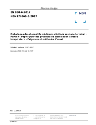 NBN EN 868-6:2017
