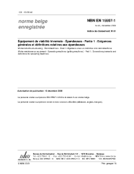 NBN EN 15597-1:2009