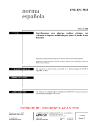 UNE-EN 13558:2004 (R2019)