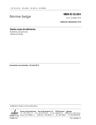 NBN B 03-004:2010