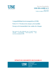 UNE-EN 61000-4-5:2015