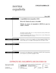 UNE-EN 61000-4-25:2003