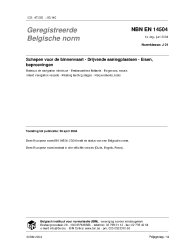 NBN EN 14504:2004