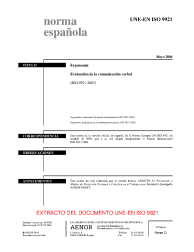 UNE-EN ISO 9921:2004 (R2008)