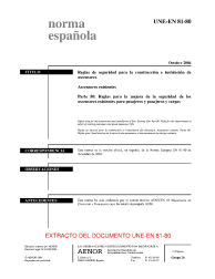 UNE-EN 81-80:2004 (R2014)