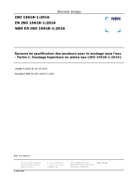 NBN EN ISO 15618-1:2016