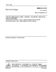 NBN B 21-611:2010