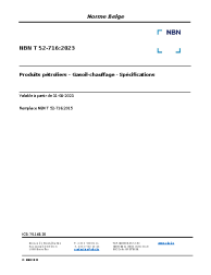 NBN T 52-716:2023