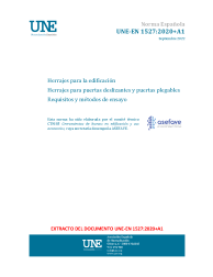 UNE-EN 1527:2020+A1:2022
