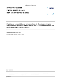 NBN EN ISO 11403-3:2021