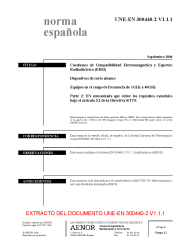 UNE-EN 300440-2 V1.1.1:2006