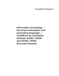 PD ISO/IEC TR 29166:2011
