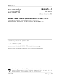 NBN ISO 2113:2003
