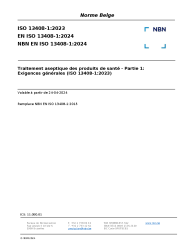 NBN EN ISO 13408-1:2024