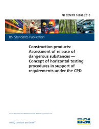 PD CEN/TR 16098:2010