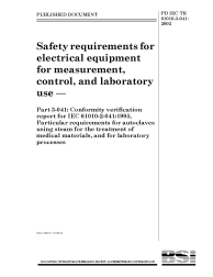 PD IEC/TR 61010-3-041:2002