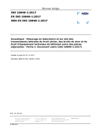 NBN EN ISO 10848-1:2017