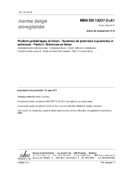 NBN EN 15037-2+A1:2011