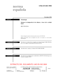 UNE-EN ISO 3950:2016