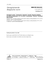 NBN EN 3646-001:2007
