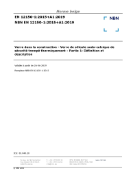 NBN EN 12150-1:2015+A1:2019