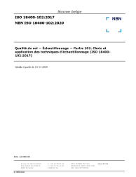 NBN ISO 18400-102:2020