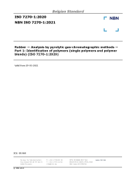 NBN ISO 7270-1:2021
