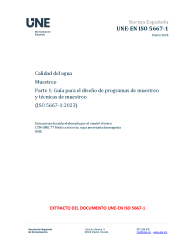 UNE-EN ISO 5667-1:2024