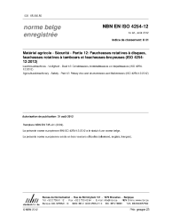 NBN EN ISO 4254-12:2012