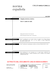 UNE-EN 60034-9:2006/A1:2008