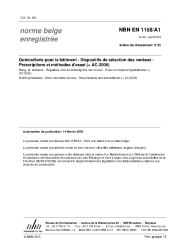 NBN EN 1158/A1:2003