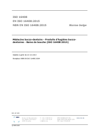 NBN EN ISO 16408:2015