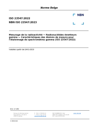 NBN ISO 23547:2023