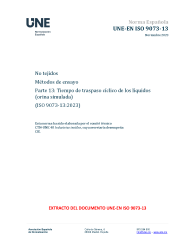 UNE-EN ISO 9073-13:2023